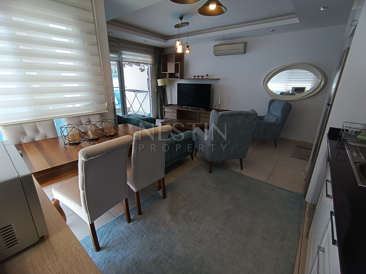 Квартира 1+1 в районе Джикджилли в 800 м от Средиземного моря фото 4