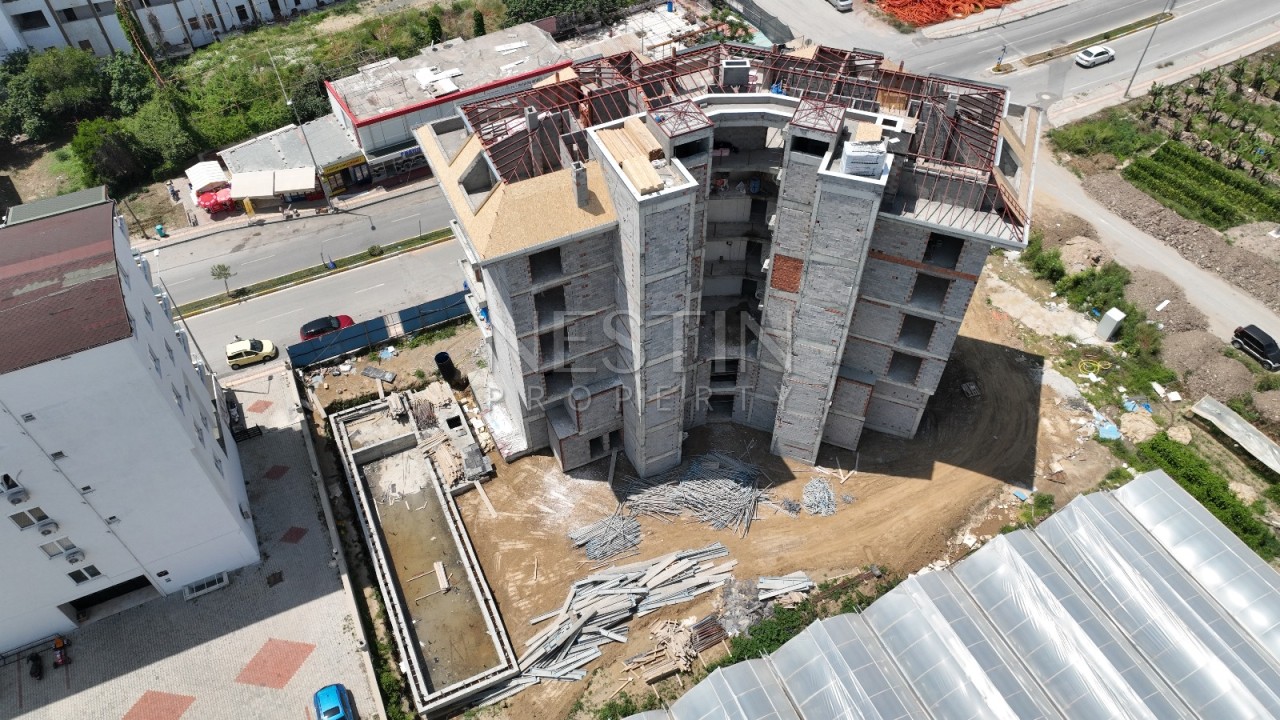 Квартиры разной планировки в комплексе района Каргыджак на этапе строительства фото 18