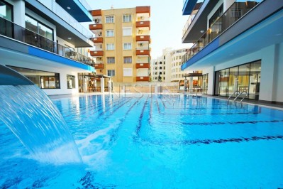 Квартира 1+1 с панорамным видом на море в новом комплексе в Махмутларе фото 4