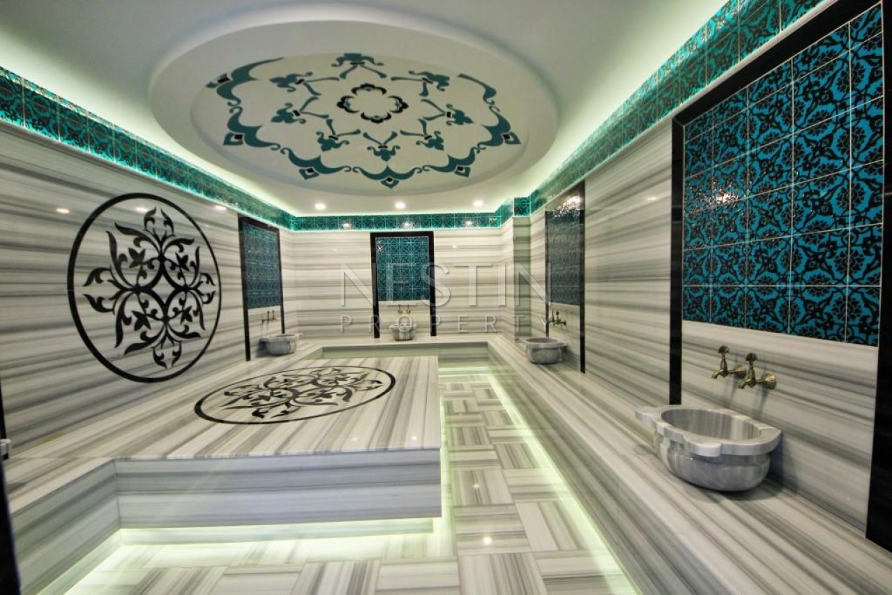 Квартира 1+1 с панорамным видом на море в новом комплексе в Махмутларе фото 11