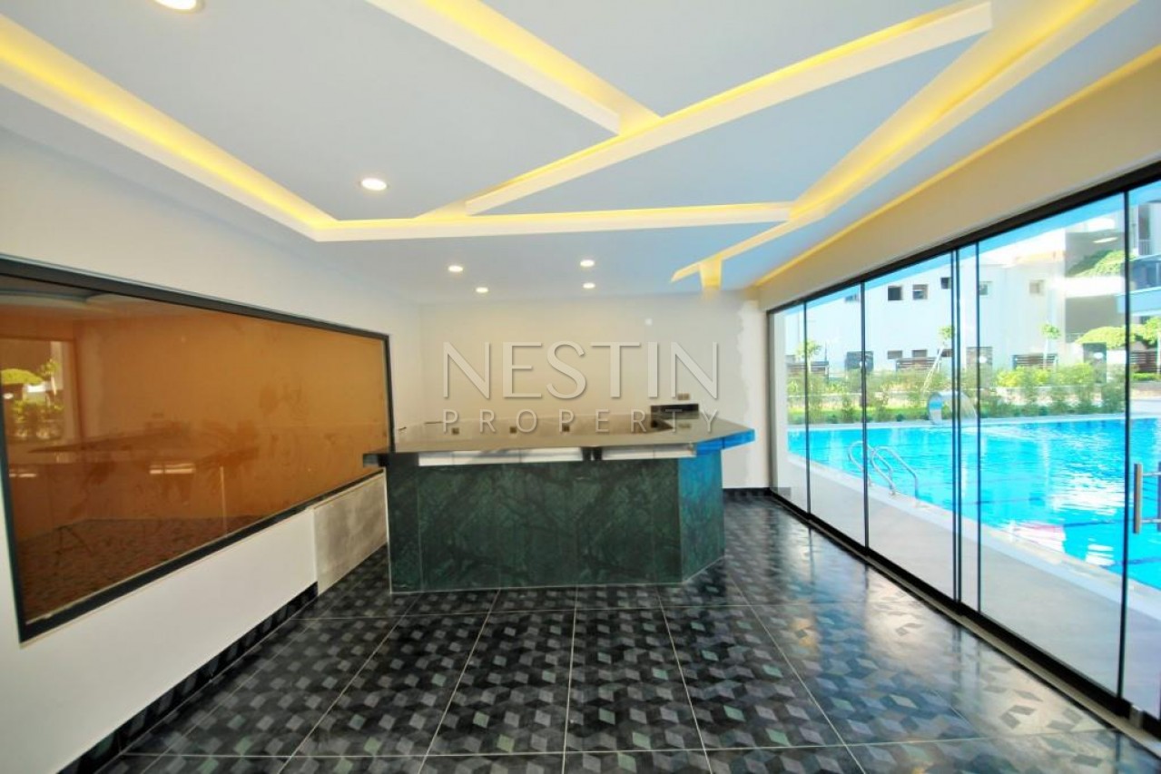 Квартира 1+1 с панорамным видом на море в новом комплексе в Махмутларе фото 12