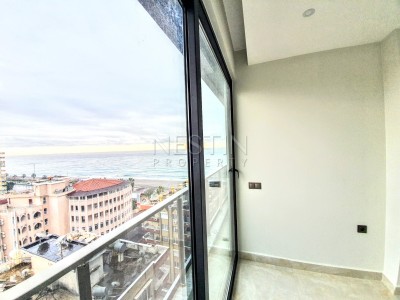 Квартира 1+1 с панорамным видом на море в новом комплексе в Махмутларе фото 19