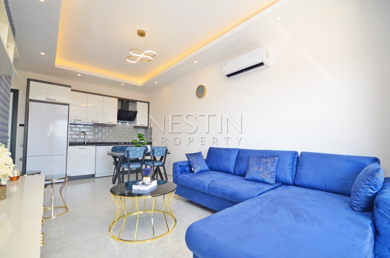 Квартира 1+1 в районе Авсаллар в новом жилом доме с видом на море фото 3