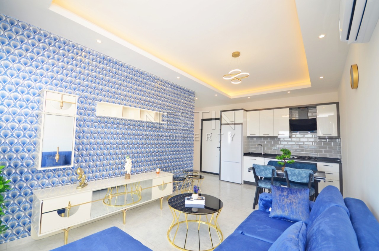 Квартира 1+1 в районе Авсаллар в новом жилом доме с видом на море фото 4