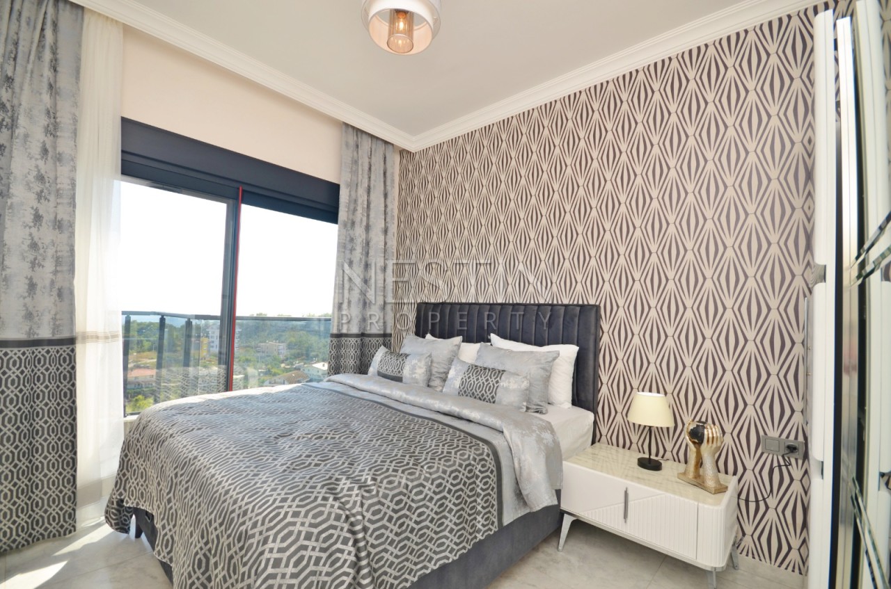 Квартира 1+1 в районе Авсаллар в новом жилом доме с видом на море фото 8