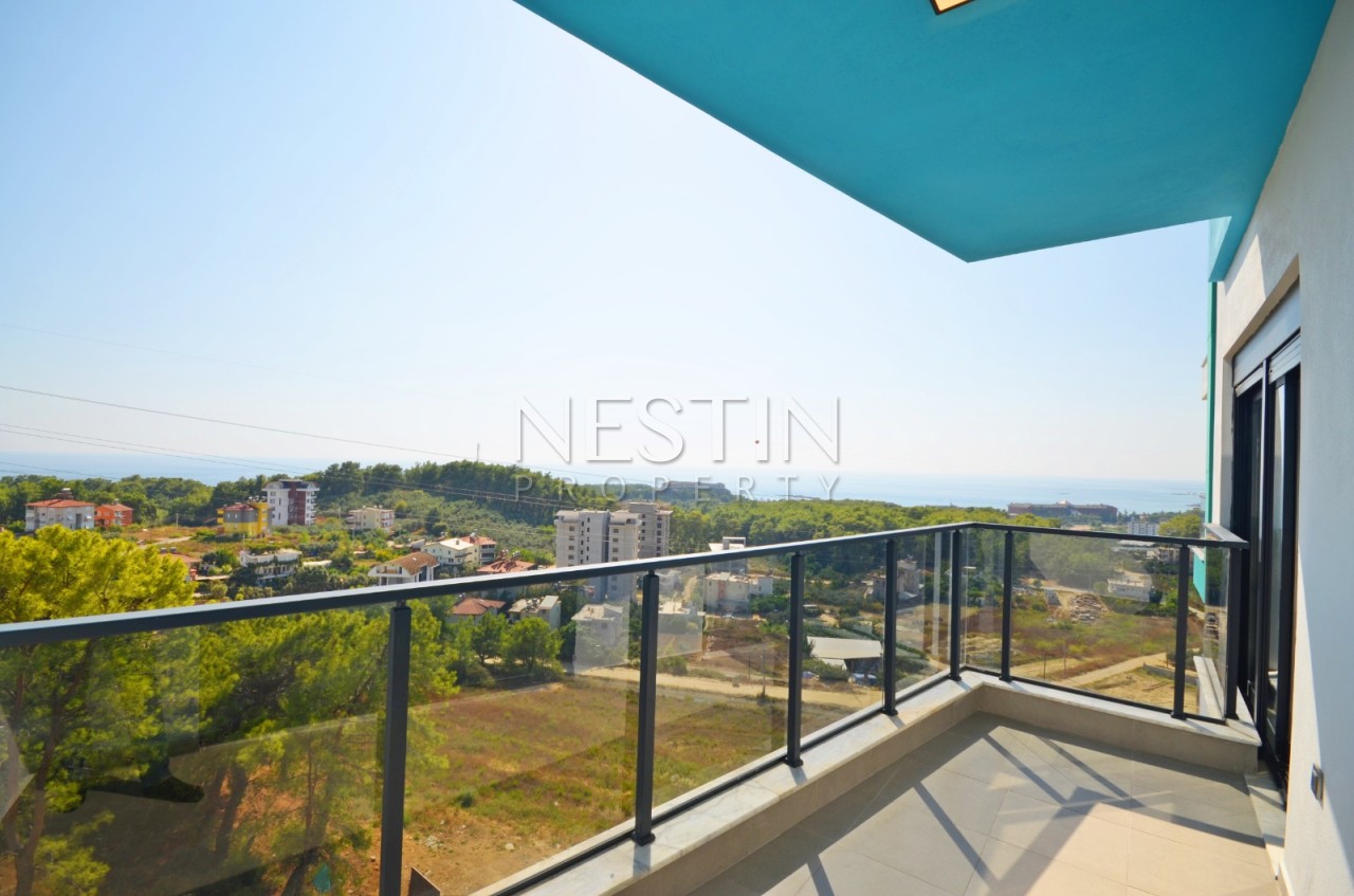 Квартира 1+1 в районе Авсаллар в новом жилом доме с видом на море фото 9