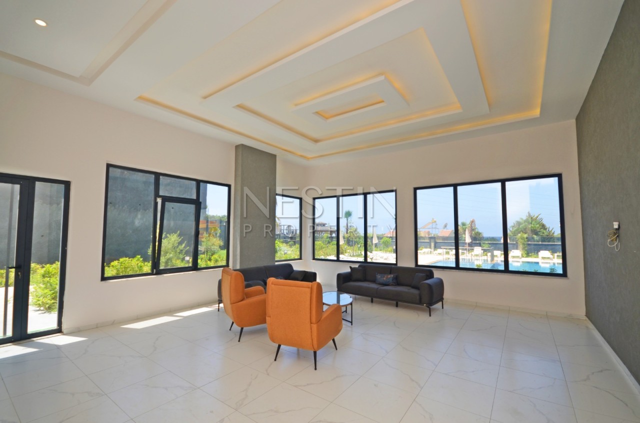 Квартира 2+1 в районе Авсаллар в новом жилом доме с видом на море фото 25