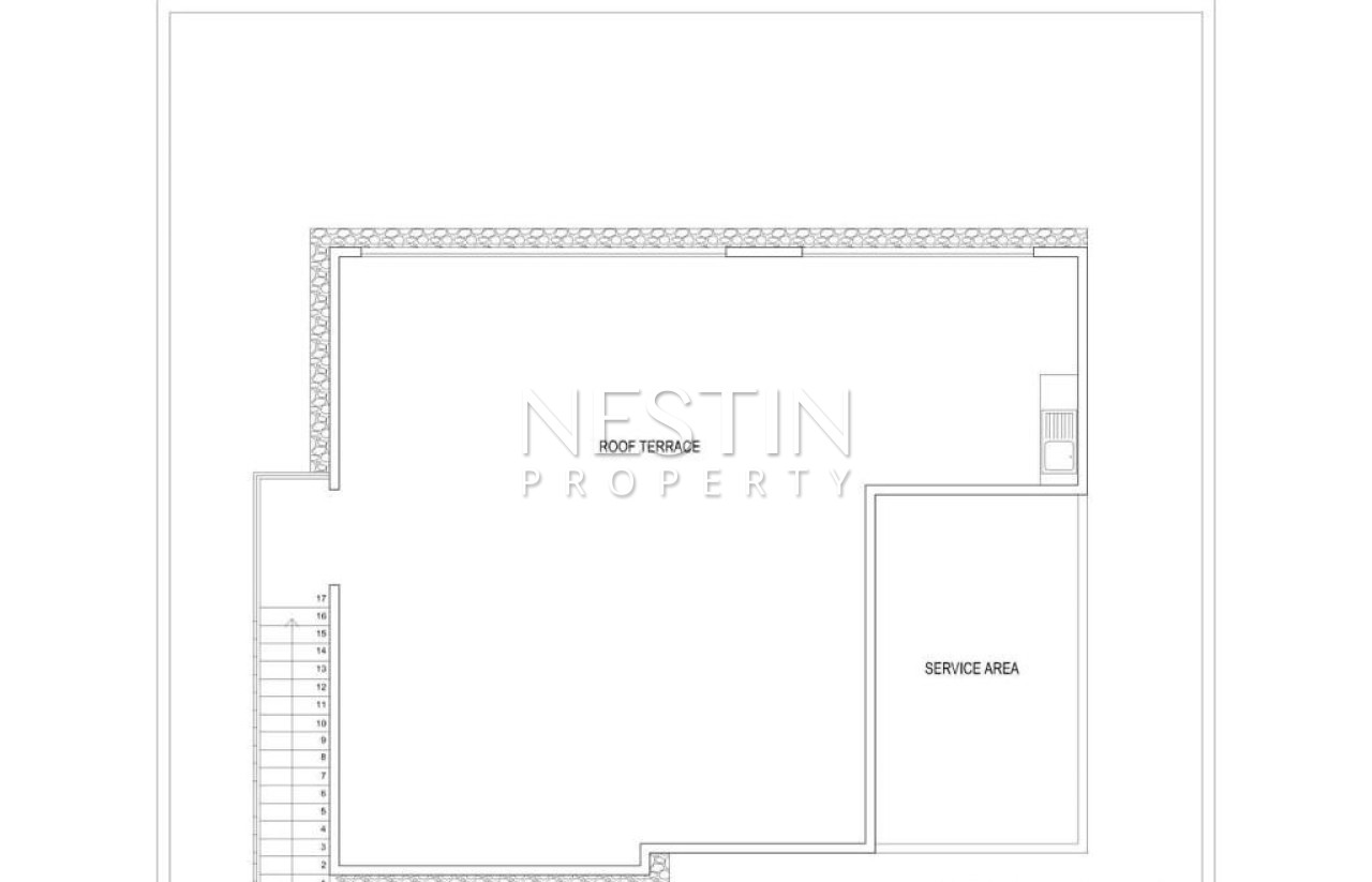 Вилла на стадии строительства на Северном Кипре в районе Эсентепе фото 7