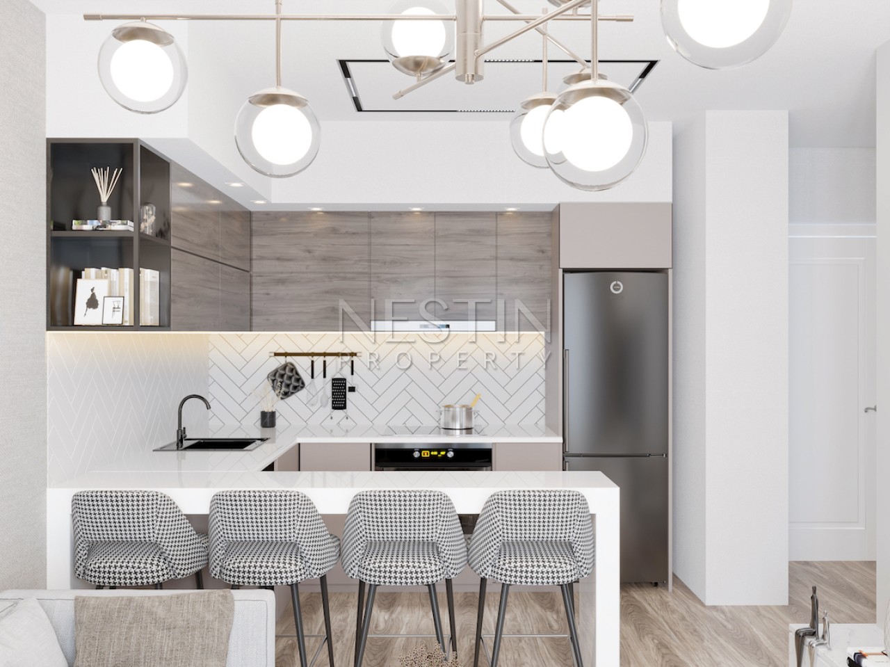 Новый проект на стадии строительства в городе Анталья район Коньяалты фото 9