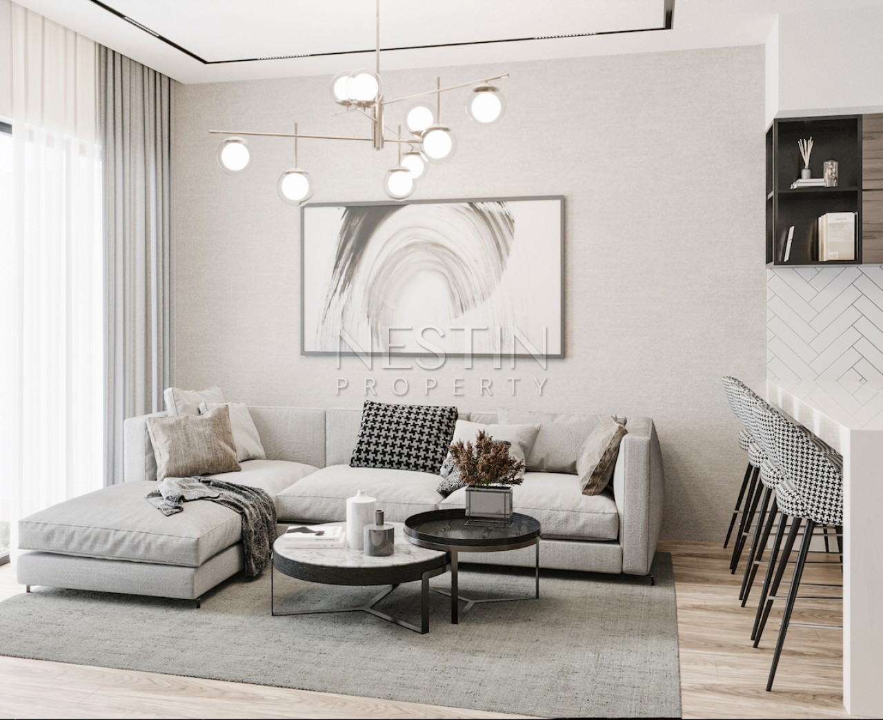 Новый проект на стадии строительства в городе Анталья район Коньяалты фото 11