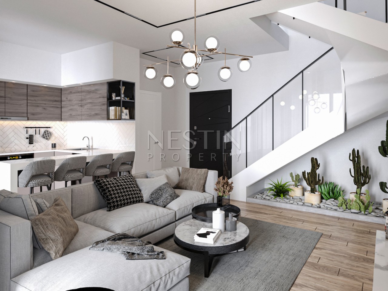 Новый проект на стадии строительства в городе Анталья район Коньяалты фото 19