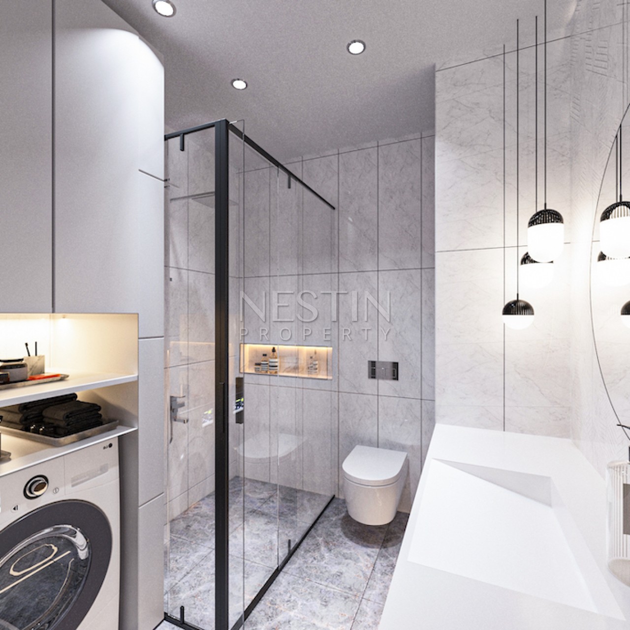 Новый проект на стадии строительства в городе Анталья район Коньяалты фото 32