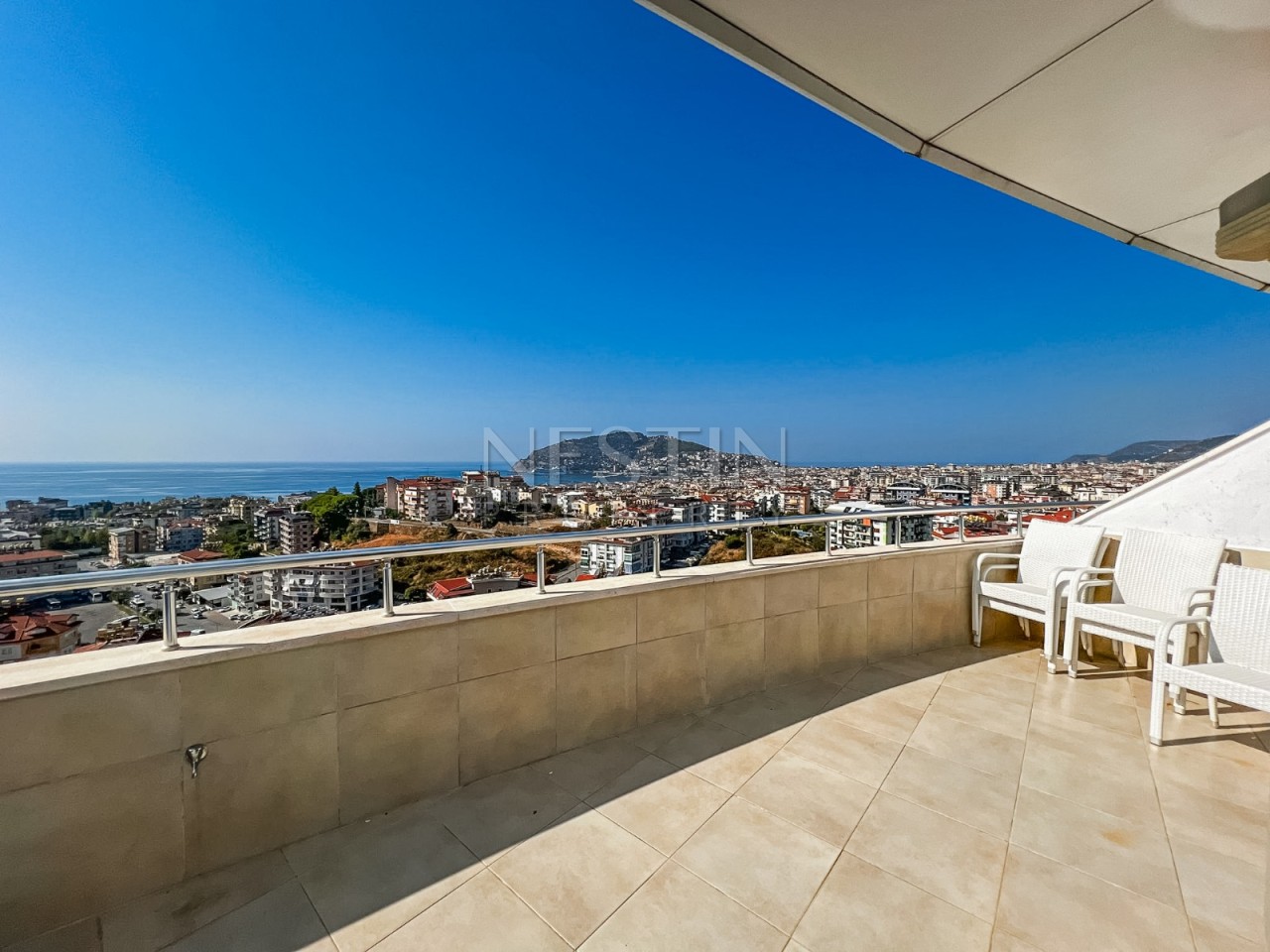 Квартира дуплекс 3+1 в районе Джикджилли с видом на море фото 9