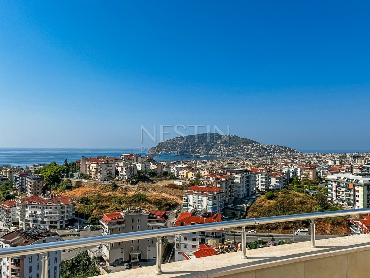 Квартира дуплекс 3+1 в районе Джикджилли с видом на море фото 14