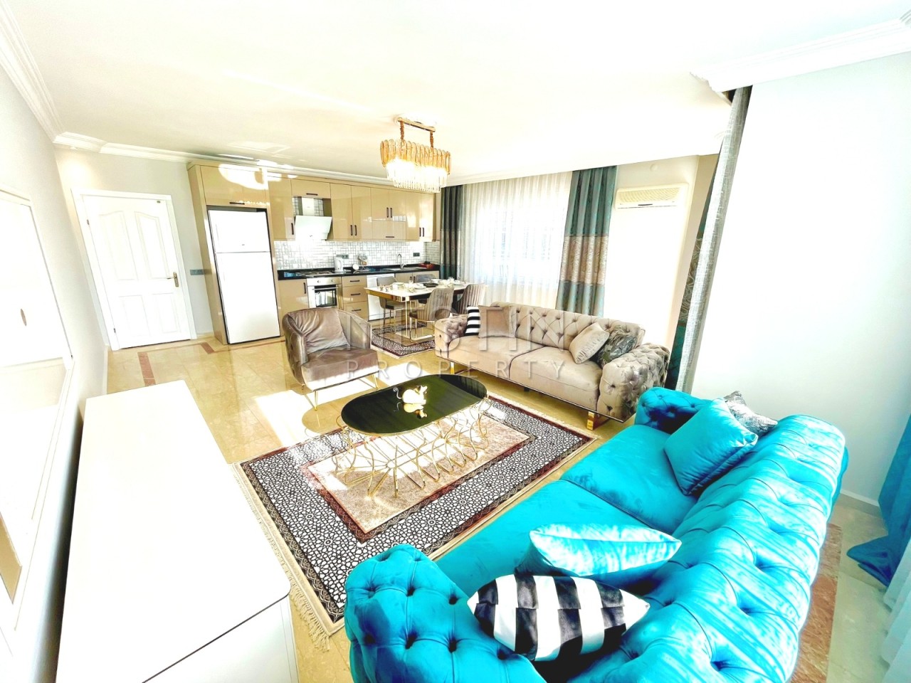 Квартира дуплекс 3+1 в районе Оба в 300 м от Средиземного моря фото 6