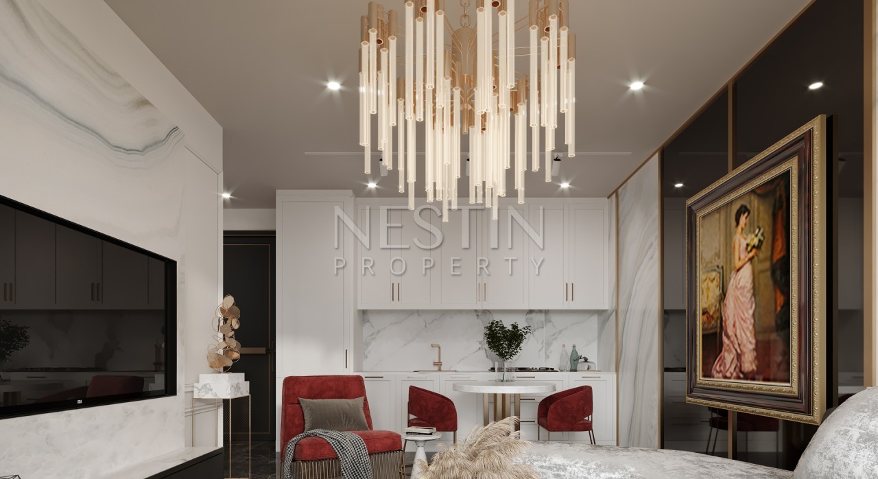 Новый жилой дом в районе Авсаллар в 850 м от Средиземного моря фото 4