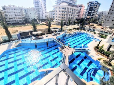 Роскошные апартаменты 2+1 в элитном комплексе с красивым видом на море и горы фото 13