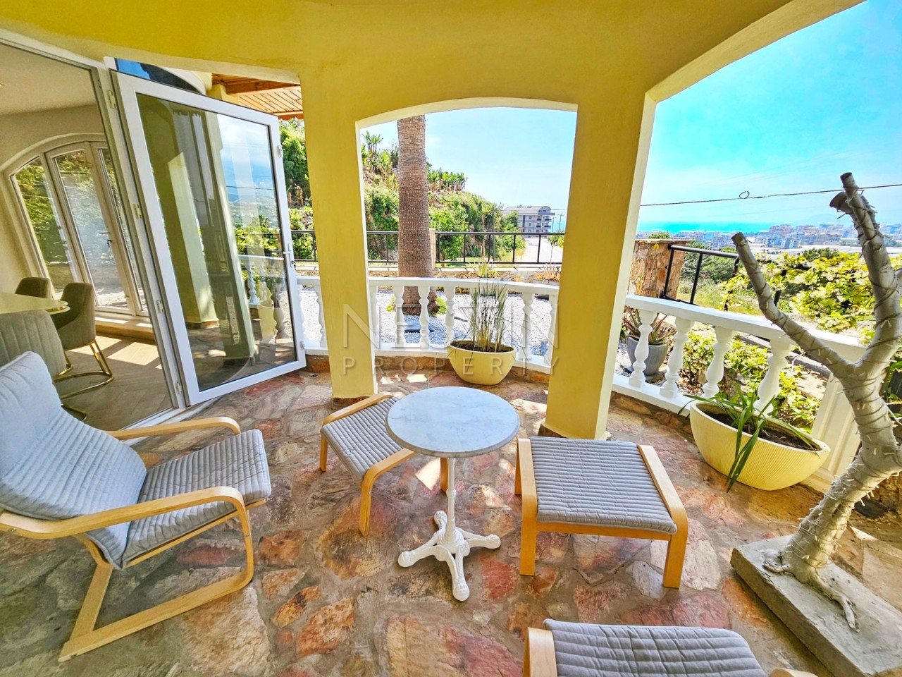 Вилла 2+2 в районе Каргыджак в 600 м от Средиземного моря фото 14