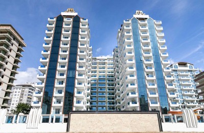 Роскошные апартаменты 2+1 в элитном комплексе с красивым видом на море и горы фото 1