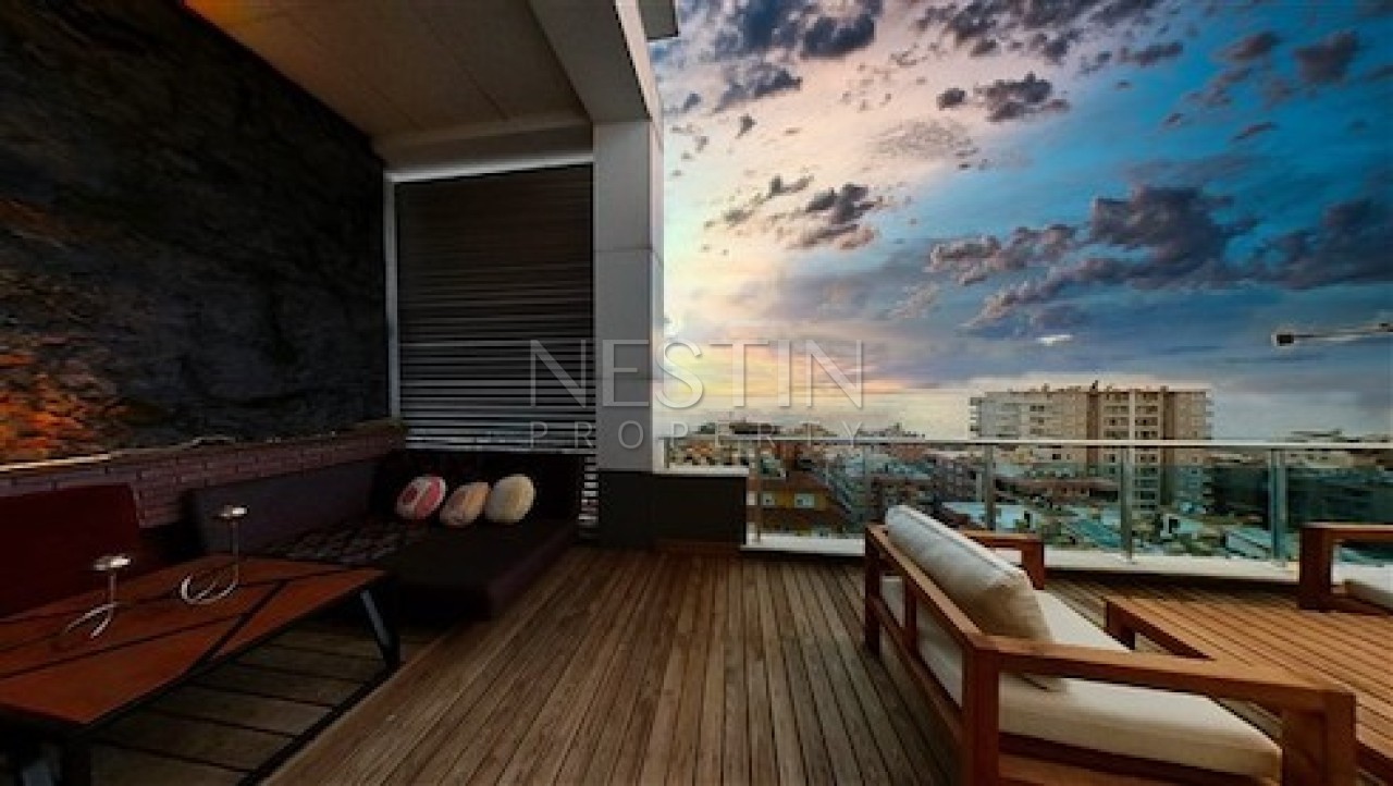 Вилла 3+1 в районе Махмутлар с видом на море и горы в 400 м от Средиземного моря фото 20