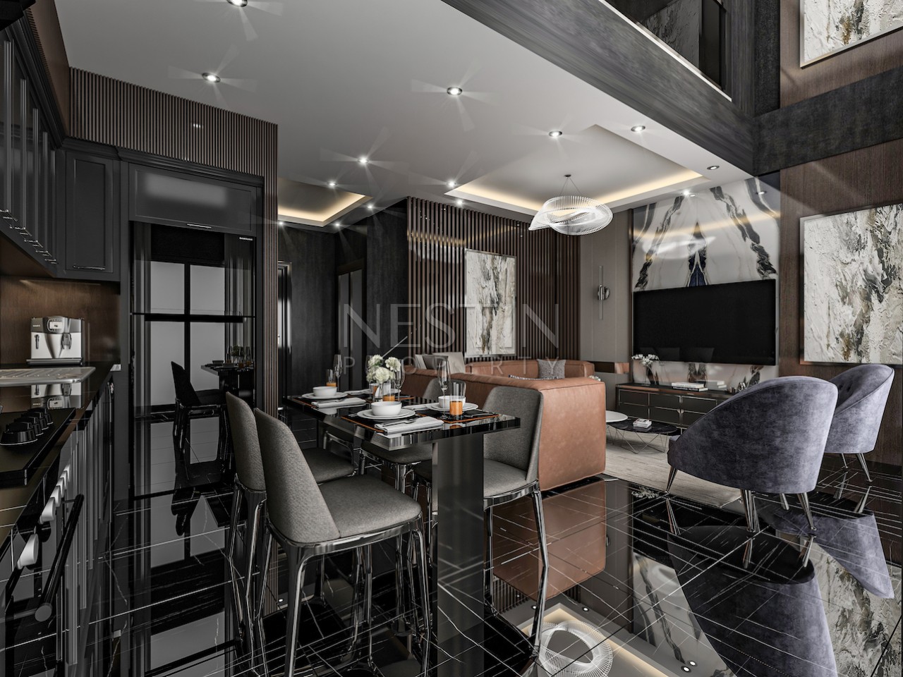 Новый проект на стадии строительства на Северном Кипре в районе Эсентепе фото 21