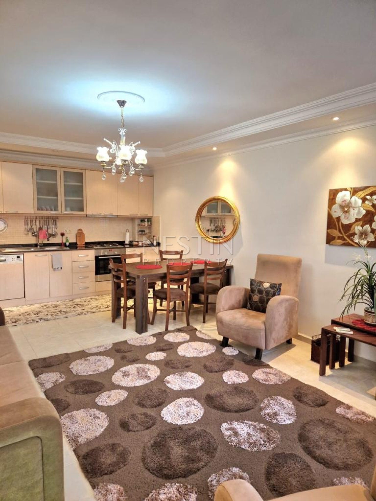 Квартира 1+1 в районе Джикджилли в 800 м от Средиземного моря фото 3