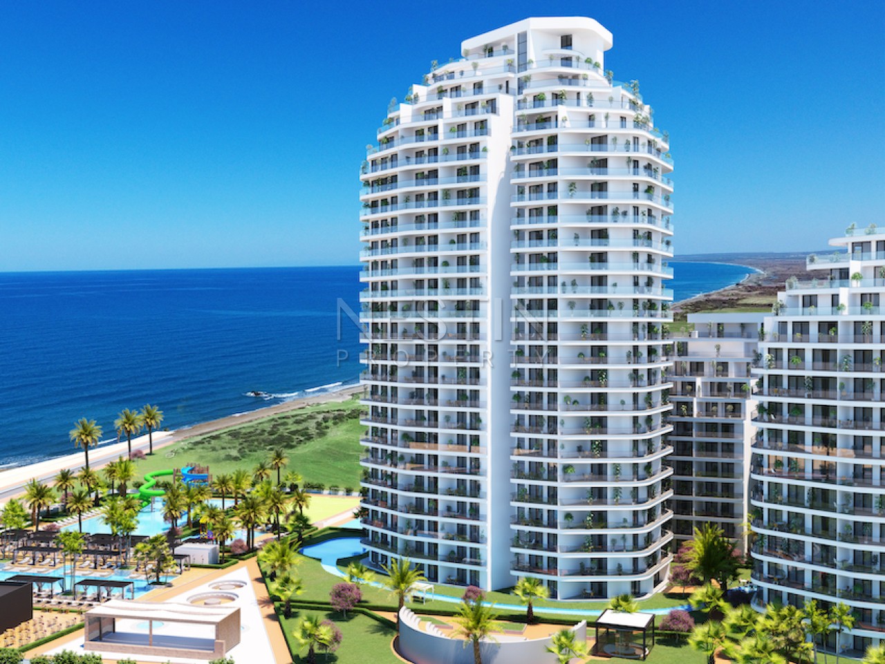 Жилой комплекс на Северном Кипре район Гюзельюрт в 100 м от Средиземного моря фото 6