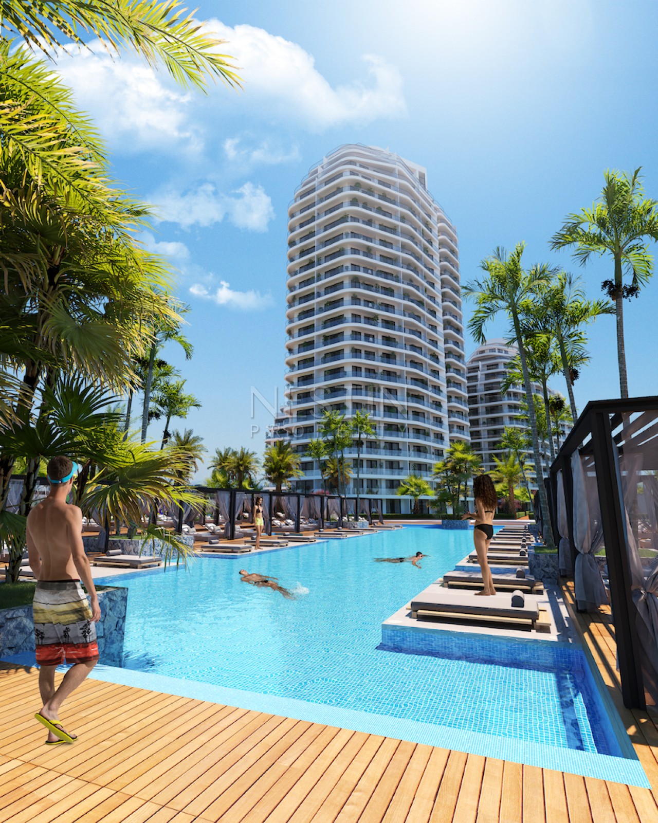 Жилой комплекс на Северном Кипре район Гюзельюрт в 100 м от Средиземного моря фото 7