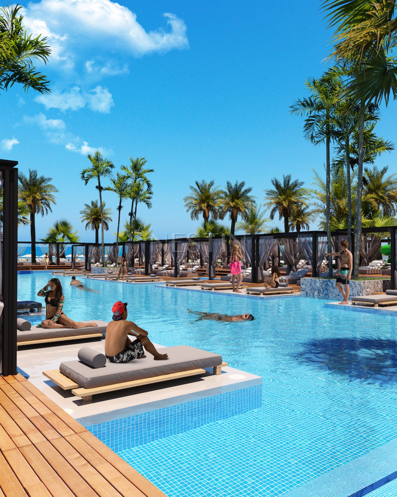 Жилой комплекс на Северном Кипре район Гюзельюрт в 100 м от Средиземного моря фото 11