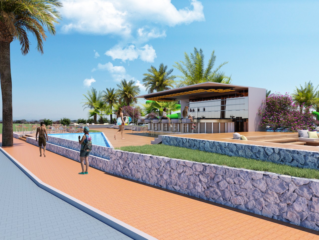 Жилой комплекс на Северном Кипре район Гюзельюрт в 100 м от Средиземного моря фото 14