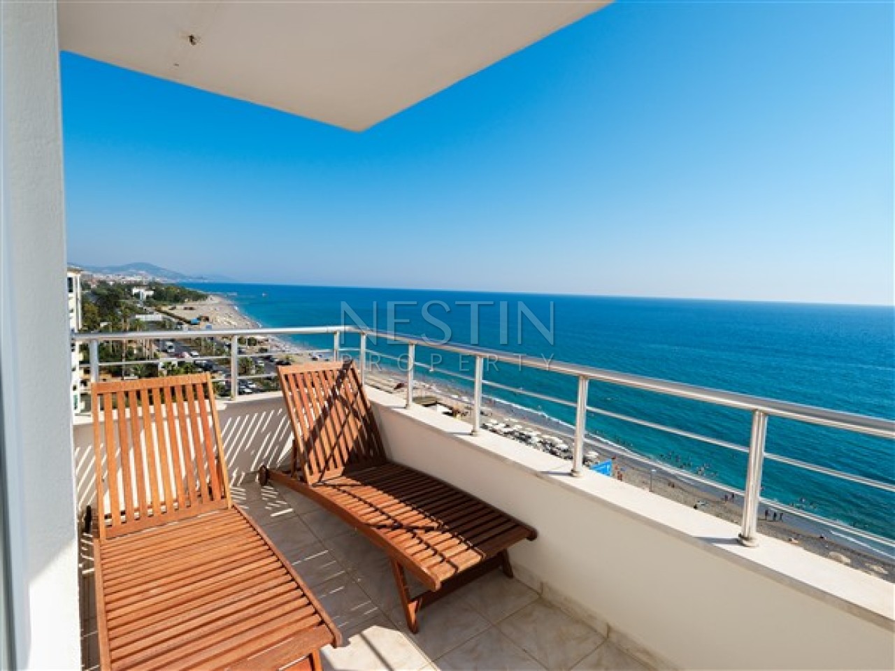 Квартира 2+1 в районе Тосмур на первой береговой линии с видом на море фото 14