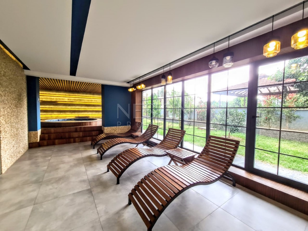 Апартаменты 1+1 с видом на море в новом комплексе района Махмутлар фото 8