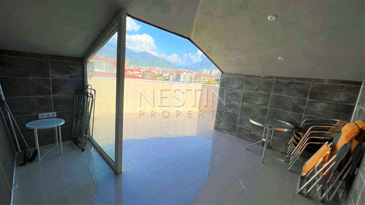 Квартира дуплекс 4+1 в районе Оба в 250 м от Средиземного моря фото 21