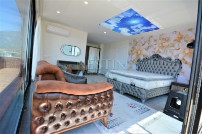 Просторный красивый пентхаус 3+1 в новой резиденции в Махмутларе фото 11