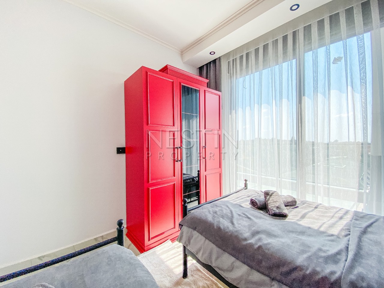 Квартира дуплекс 2+1 в районе Оба с видом на море и горы фото 13