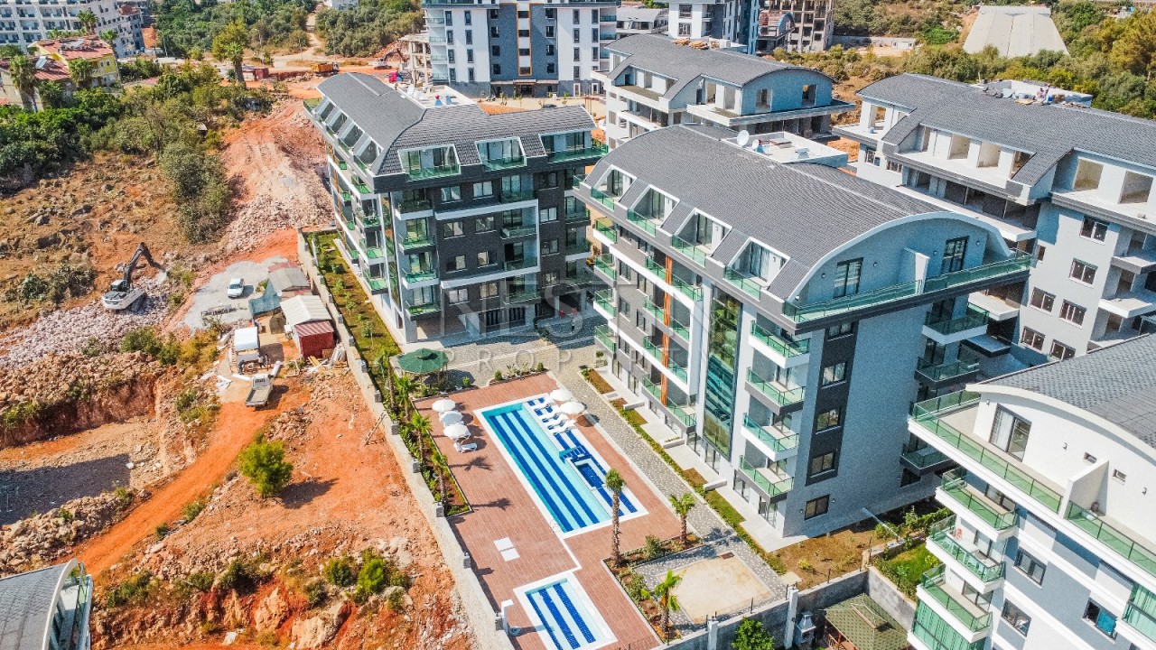 Квартира дуплекс 2+1 в районе Оба с видом на море и горы фото 22