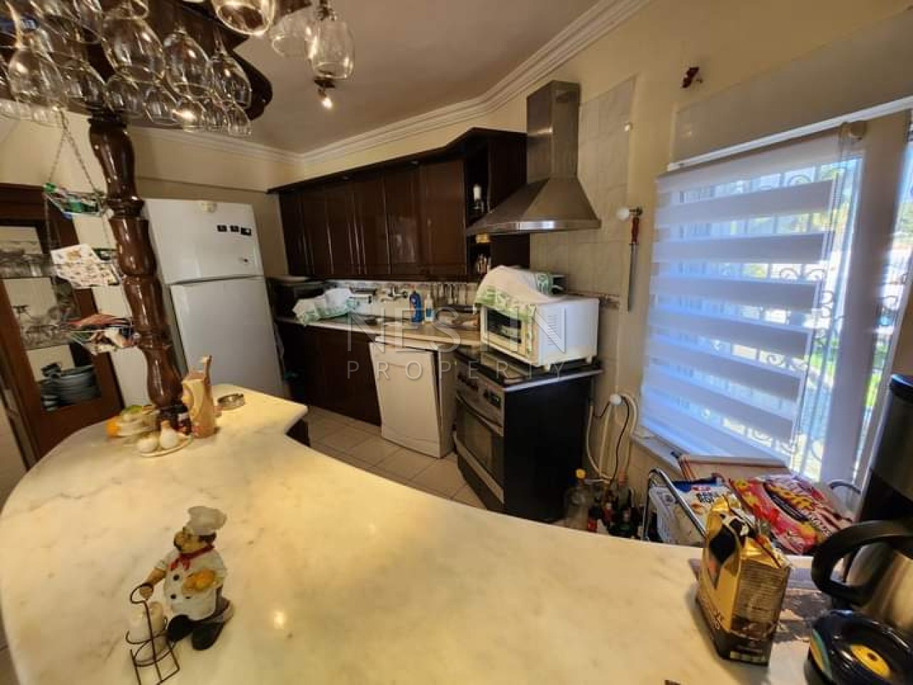 Вилла 3+2 в центре города Аланья район Тюрклер с видом на море фото 2