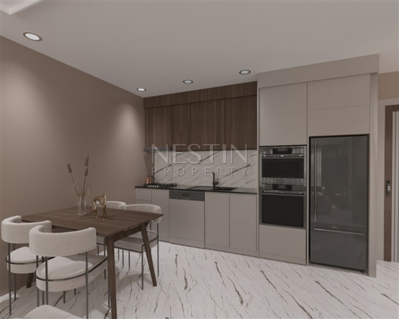 Квартира 2+1 в районе Каргыджак на стадии строительства фото 16