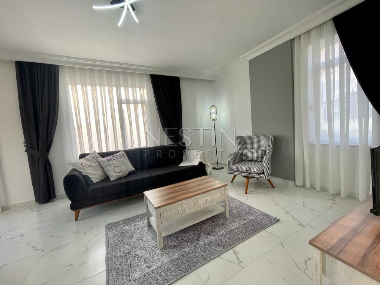 Квартира 1+1 в районе Оба в 400 м от Средиземного моря фото 6