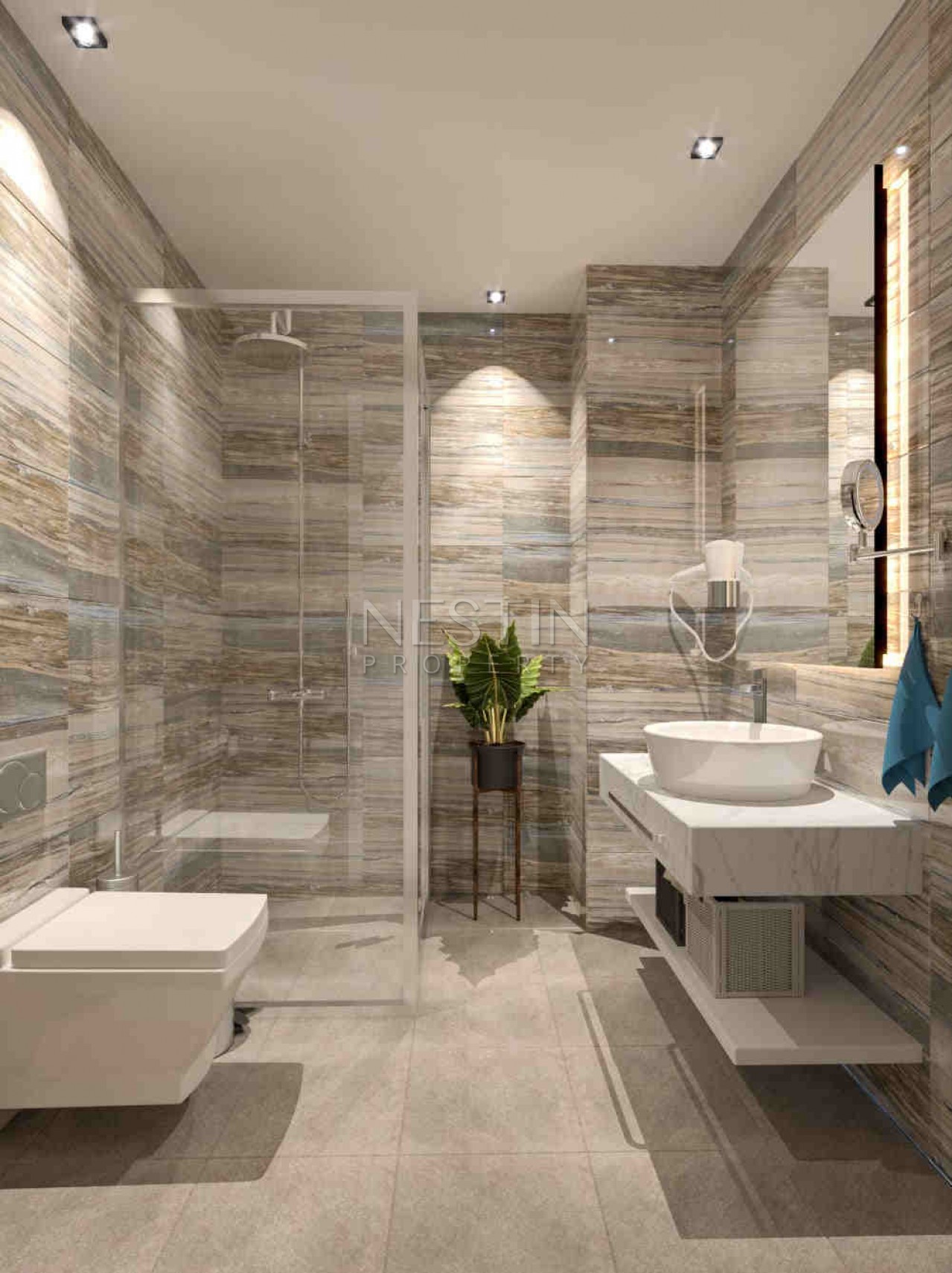 Комфортабельная резиденция с видом на море на этапе строительства в Каргыджаке фото 27