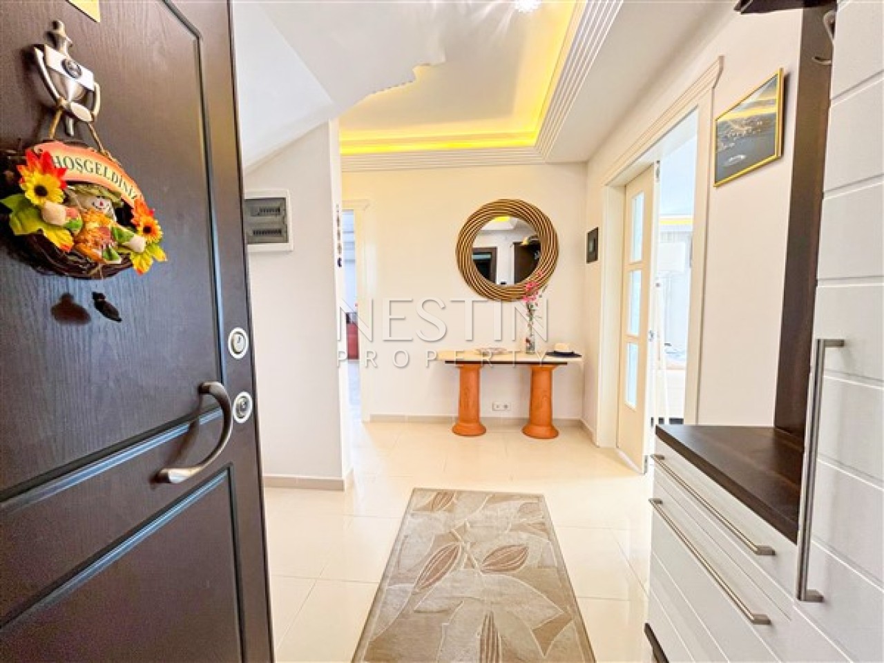 Квартира дуплекс 3+1 в районе Каргыджак с видом на горы фото 2