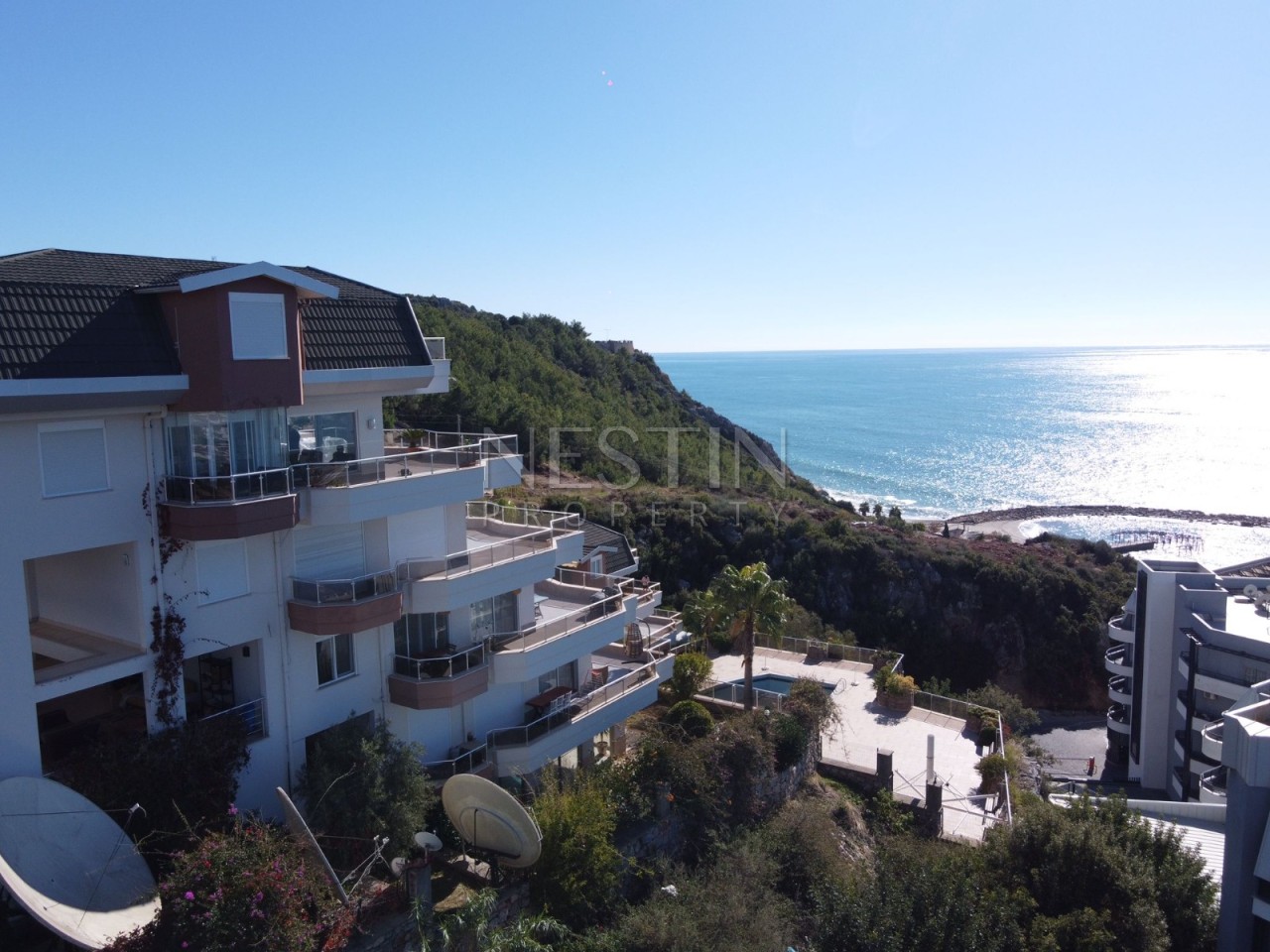 Квартира 2+1 в районе Конаклы в 50 м от Средиземного моря. фото 16