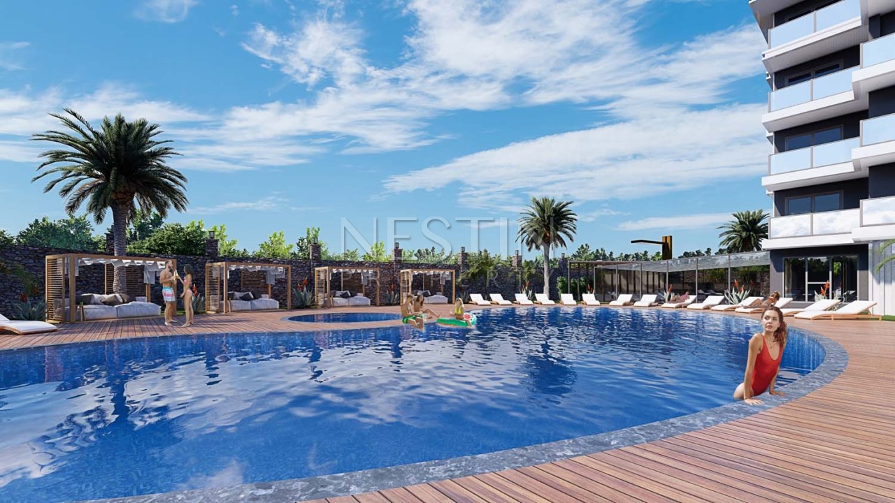 Квартира 1+1 в районе Паяллар в новом ЖК на стадии строительства фото 8