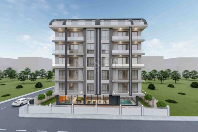 Жилой комплекс в Махмутларе в рассрочку с видом на античный город фото 1