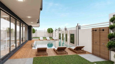 Жилой комплекс в Махмутларе в рассрочку с видом на античный город фото 5