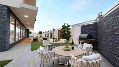 Жилой комплекс в Махмутларе в рассрочку с видом на античный город фото 6