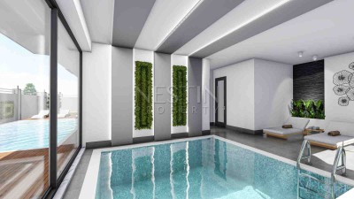 Жилой комплекс в Махмутларе в рассрочку с видом на античный город фото 15