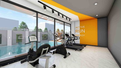 Жилой комплекс в Махмутларе в рассрочку с видом на античный город фото 16