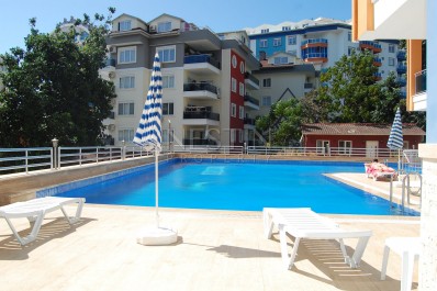 Двухэтажная квартира 3+1 в Тосмуре с видом на море и горы фото 2