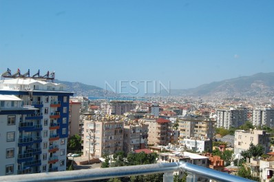 Двухэтажная квартира 3+1 в Тосмуре с видом на море и горы фото 4